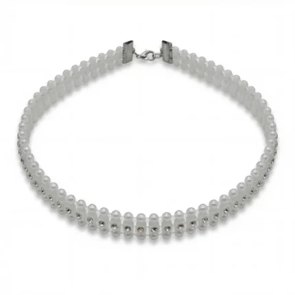 kaelakee-choker-ultra-kerge-kolmerealine-valgete-9097CH00024E5.webp